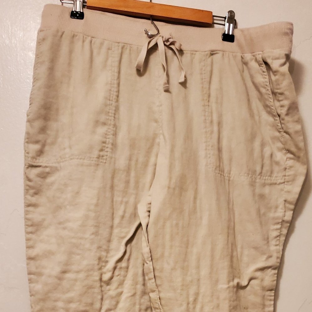 J. Jill large casual cotton pants for Spring EUC
